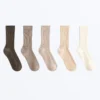 5 paia di calze classiche con cotone 5 paia di calze classiche con cotone