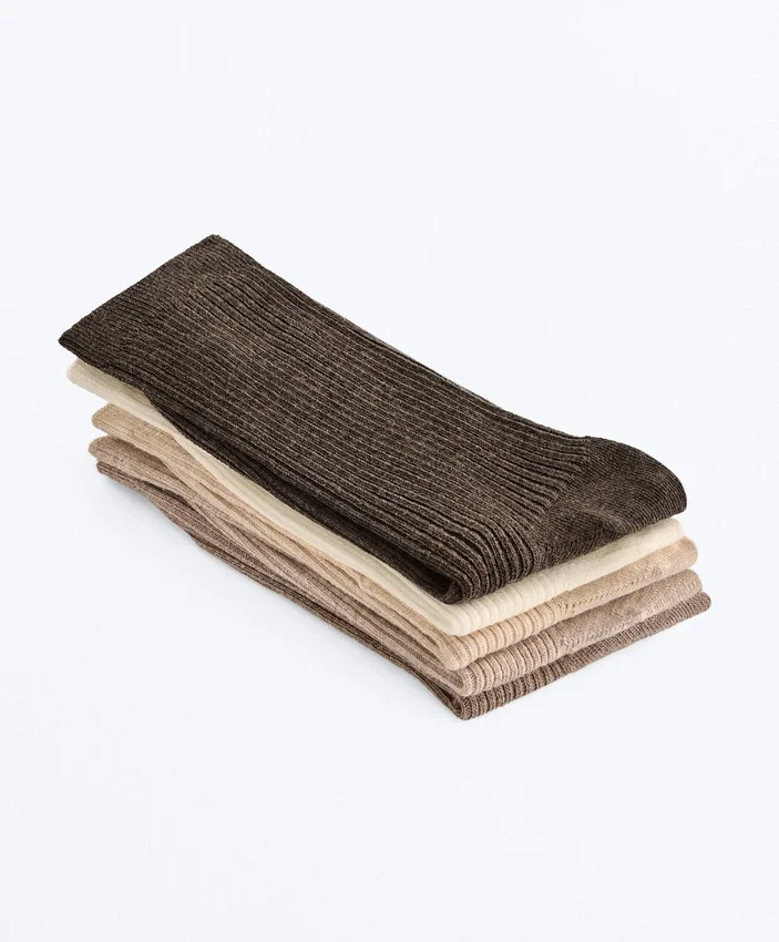 5 paia di calze classiche con cotone 5 paia di calze classiche con cotone