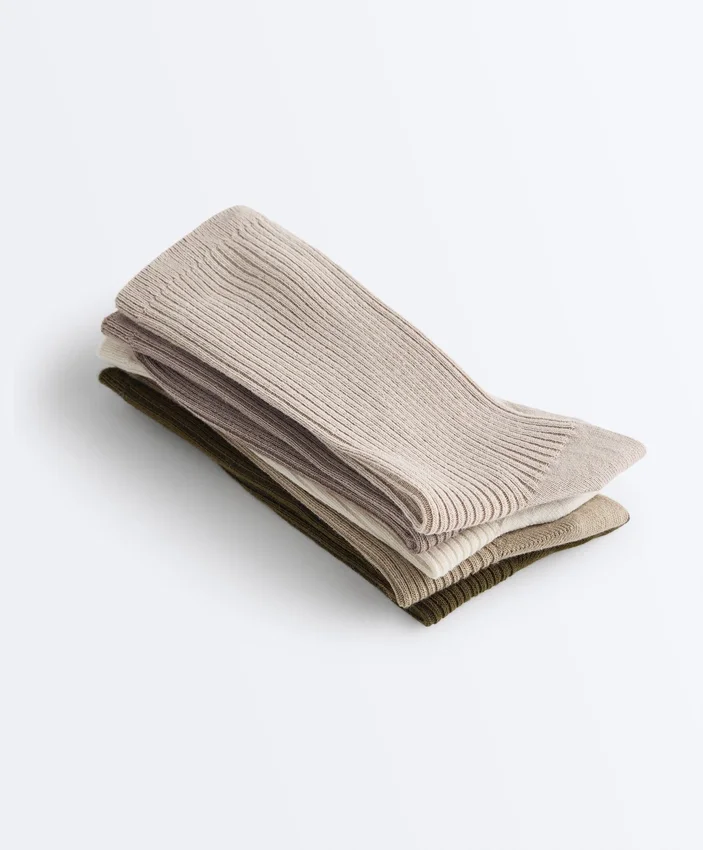 5 paia di calze classiche in misto cotone 5 paia di calze classiche in misto cotone