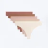 5 perizomi Pantone™ in misto poliammide invisibili 5 perizomi Pantone™ in misto poliammide invisibili