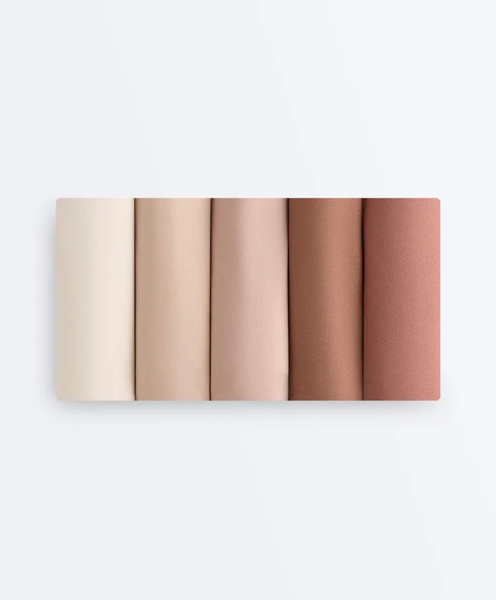 5 slip a vita bassa in misto poliammide Pantone™ invisibili 5 slip a vita bassa in misto poliammide Pantone™ invisibili