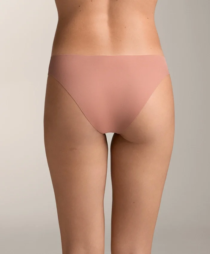 5 slip bikini classici con taglio a U in misto poliammide 5 slip bikini classici con taglio a U in misto poliammide