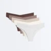 5 slip brasiliani con taglio a V in misto modal 5 slip brasiliani con taglio a V in misto modal