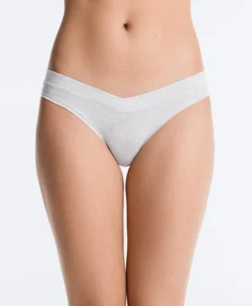 5 slip brasiliani con taglio a V in misto modal