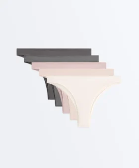 5 slip brasiliani in misto cotone