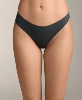 5 slip brasiliani in misto cotone con taglio a U
