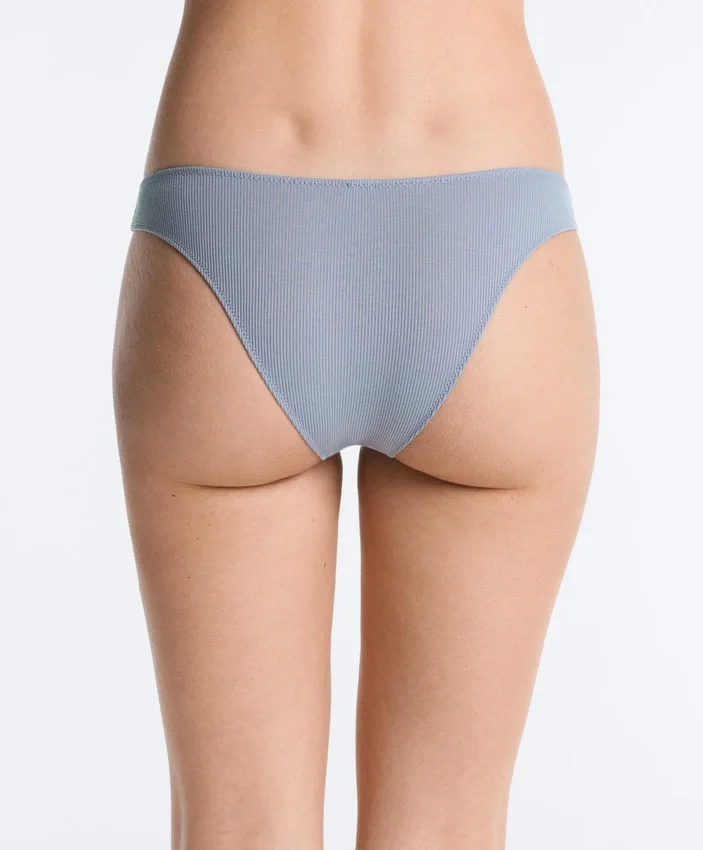 5 slip brasiliani in misto cotone con taglio a U 5 slip brasiliani in misto cotone con taglio a U