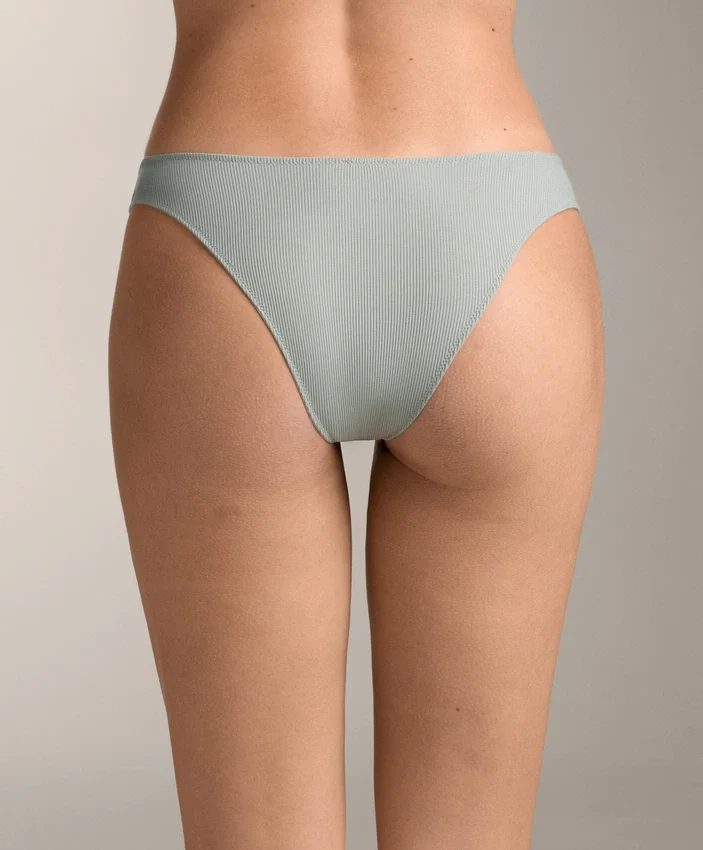 5 slip brasiliani in misto cotone con taglio a U 5 slip brasiliani in misto cotone con taglio a U