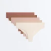 5 slip brasiliani invisibili in misto poliammide Pantone™