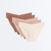 5 slip classici a V in misto poliammide invisibile Pantone™ 5 slip classici a V in misto poliammide invisibile Pantone™