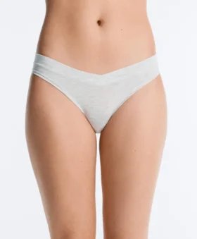 5 slip classici con taglio a V in misto modal