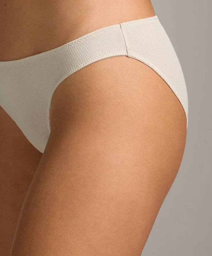 5 slip classici in cotone a costine con taglio a U 5 slip classici in cotone a costine con taglio a U