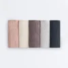 5 slip classici in cotone a costine con taglio a U 5 slip classici in cotone a costine con taglio a U