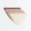 5 slip classici in misto cotone
