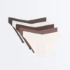 5 slip classici invisibili in misto poliammide con taglio a V 5 slip classici invisibili in misto poliammide con taglio a V