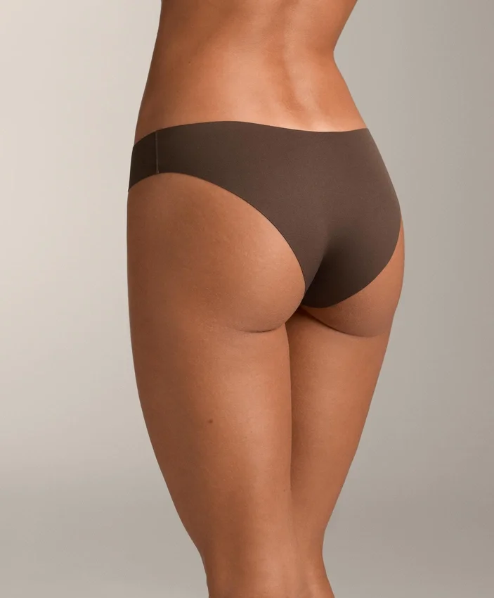 5 slip classici invisibili in misto poliammide con taglio a V 5 slip classici invisibili in misto poliammide con taglio a V