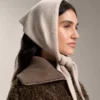 Bandane in maglia 90% lana e 10% cashmere