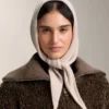 Bandane in maglia 90% lana e 10% cashmere