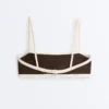 Bikini a fascia con bordi a contrasto Bikini a fascia con bordi a contrasto