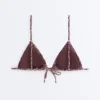 Bikini a triangolo con smock Bikini a triangolo con smock