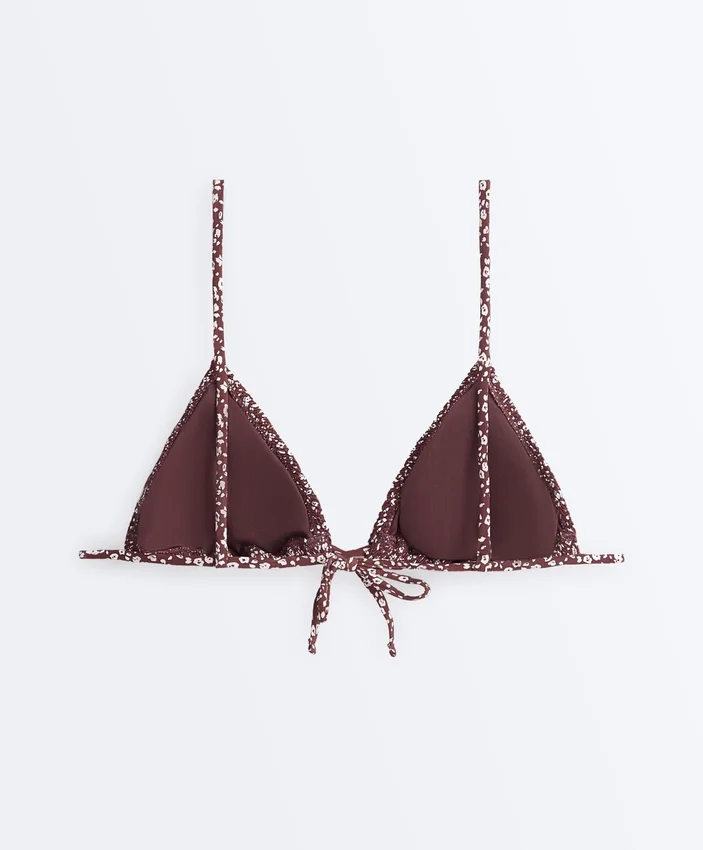 Bikini a triangolo con smock Bikini a triangolo con smock