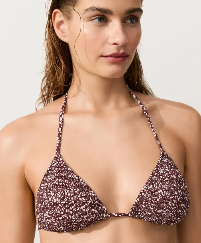 Bikini a triangolo con smock Bikini a triangolo con smock