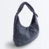 Borsa a righe con nodo Borsa a righe con nodo