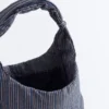 Borsa a righe con nodo Borsa a righe con nodo