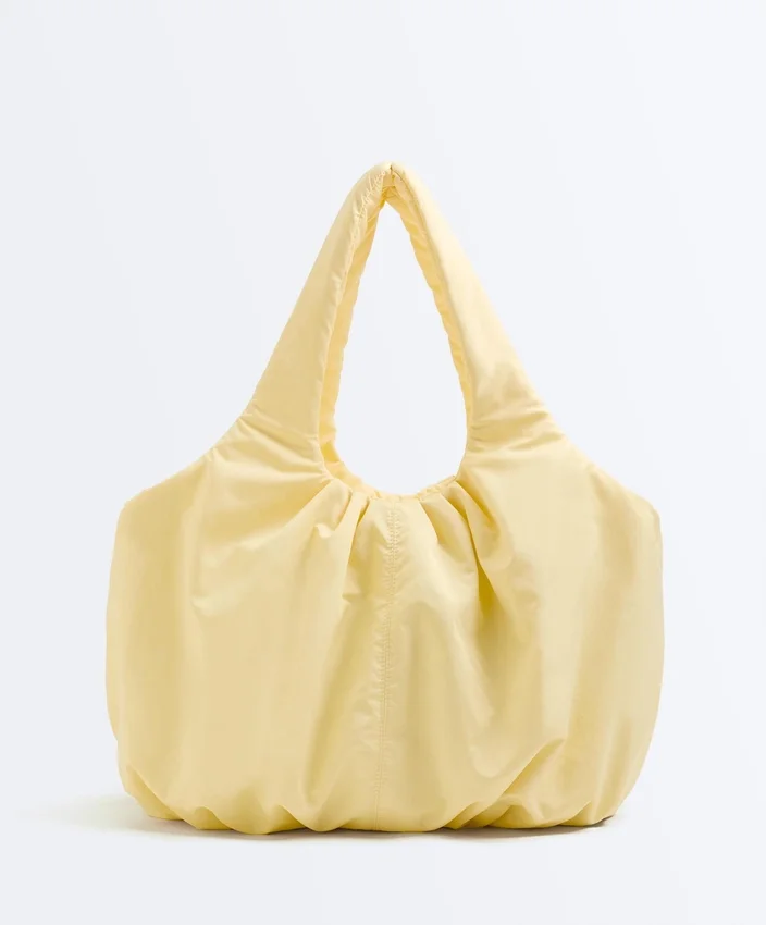 Borsa shopper arricciata Borsa shopper arricciata