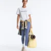 Borsa shopper arricciata Borsa shopper arricciata