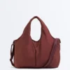 Borsa shopper con bordi a contrasto Borsa shopper con bordi a contrasto