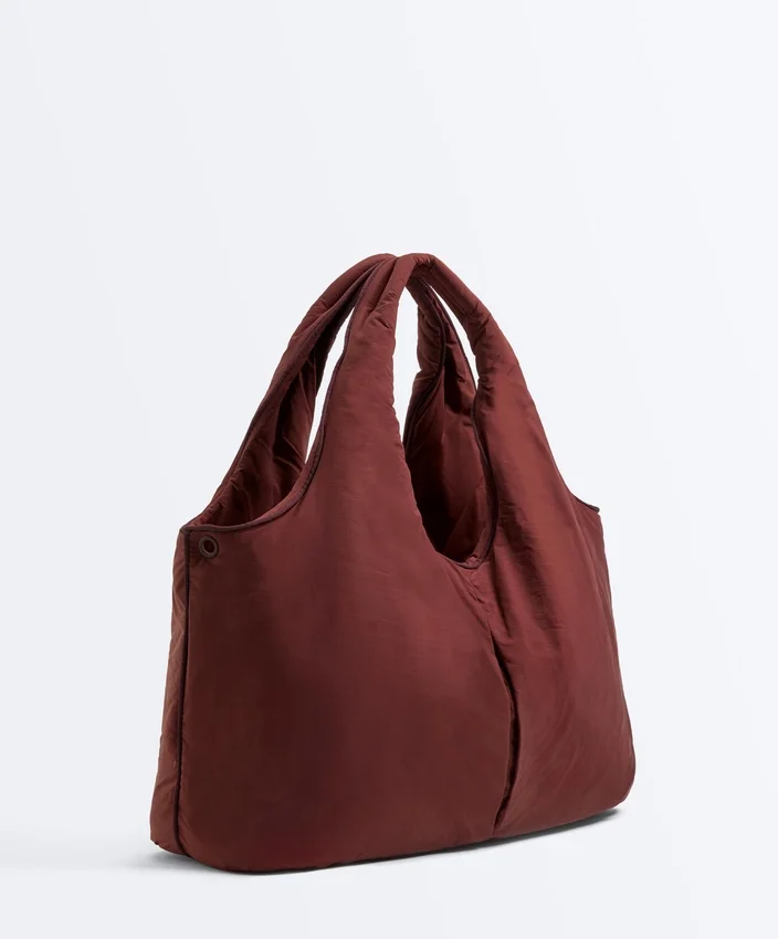 Borsa shopper con bordi a contrasto Borsa shopper con bordi a contrasto