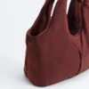 Borsa shopper con bordi a contrasto Borsa shopper con bordi a contrasto