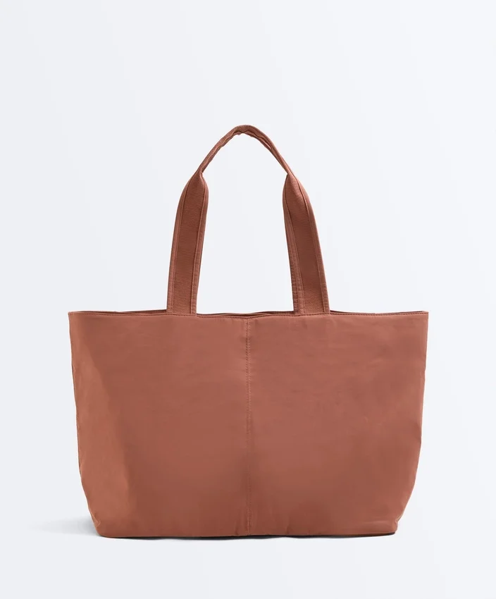 Borsa shopper morbida con cerniera Borsa shopper morbida con cerniera