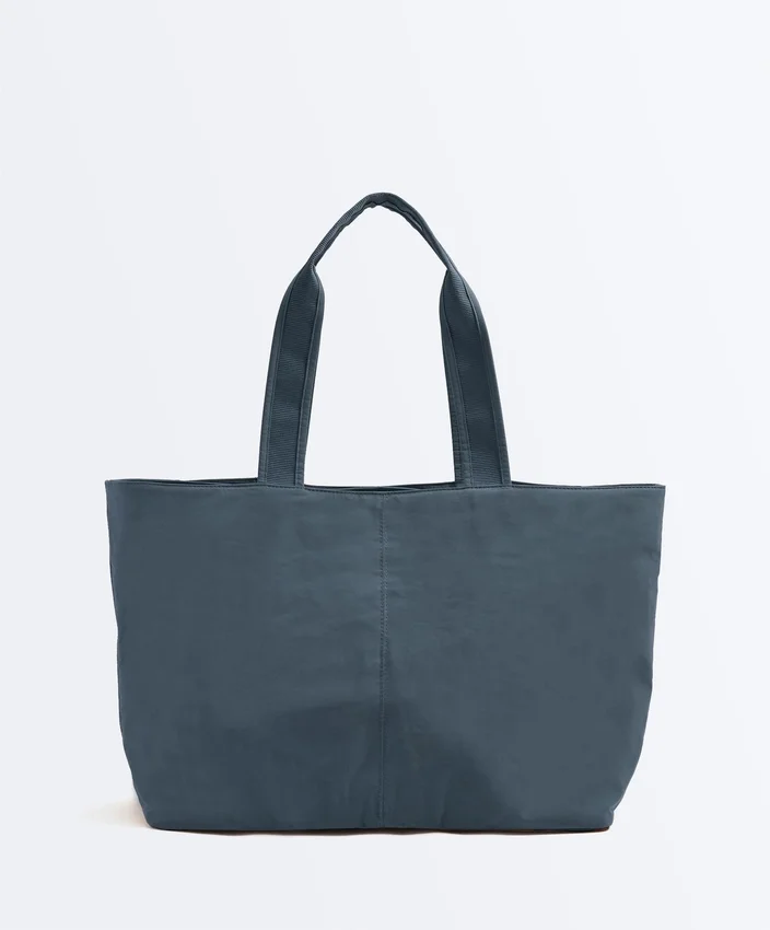 Borsa shopper morbida con cerniera Borsa shopper morbida con cerniera