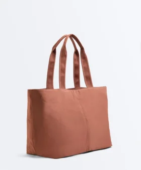Borsa shopper morbida con cerniera