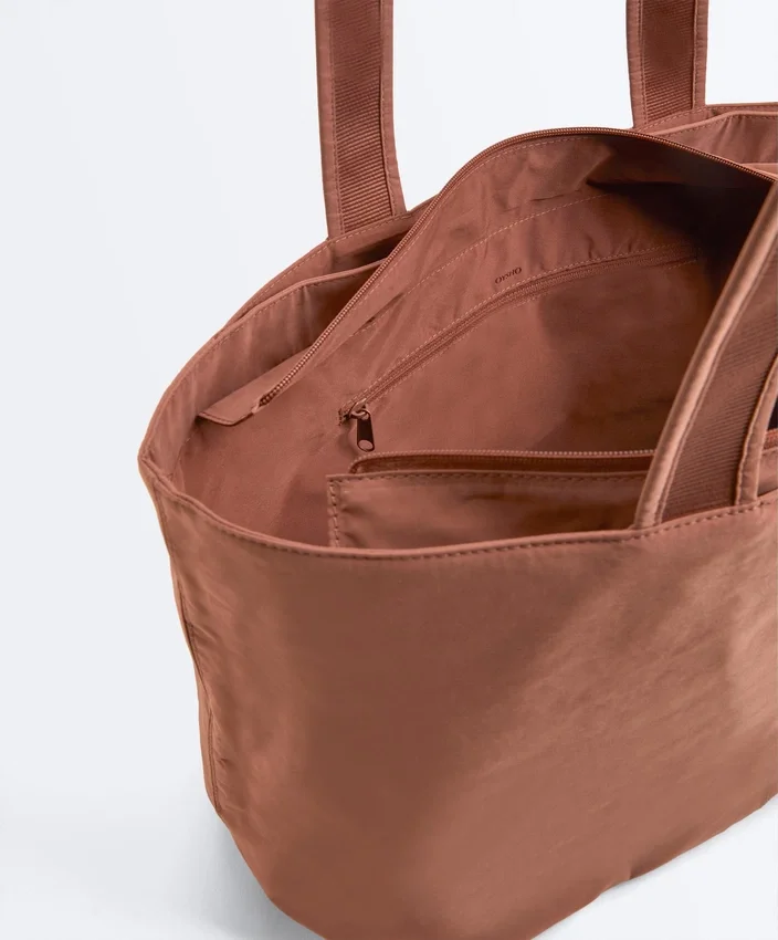 Borsa shopper morbida con cerniera Borsa shopper morbida con cerniera