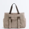 Borsa tote con tracolla regolabile
