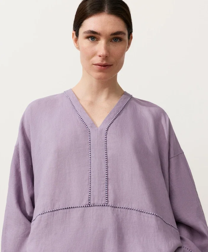 Caftani camicia in 100% lino Caftani camicia in 100% lino