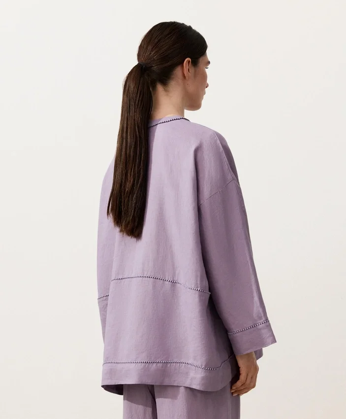 Caftani camicia in 100% lino Caftani camicia in 100% lino