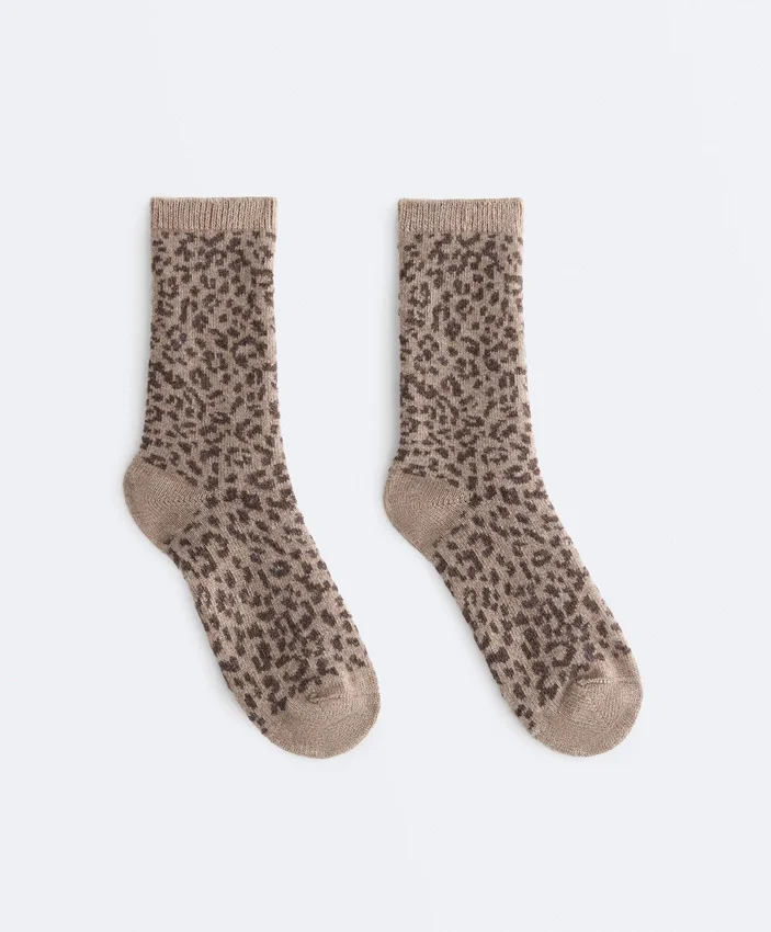 Calze classiche in 19% cashmere e 12% lana Calze classiche in 19% cashmere e 12% lana