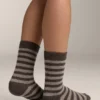 Calze classiche in 19% cashmere e 12% lana Calze classiche in 19% cashmere e 12% lana