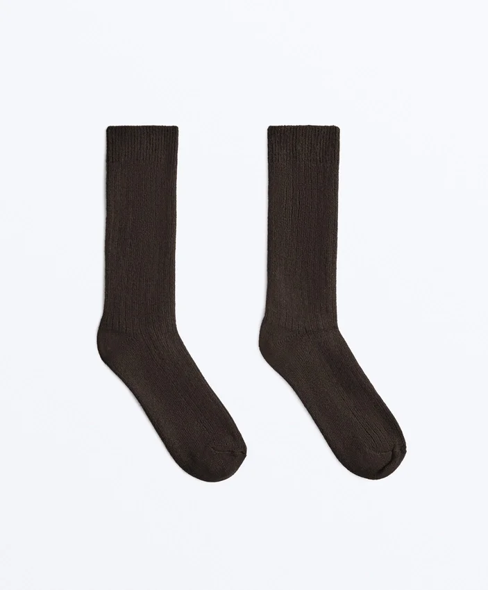 Calze classiche in misto modal con il 13% di cashmere Calze classiche in misto modal con il 13% di cashmere