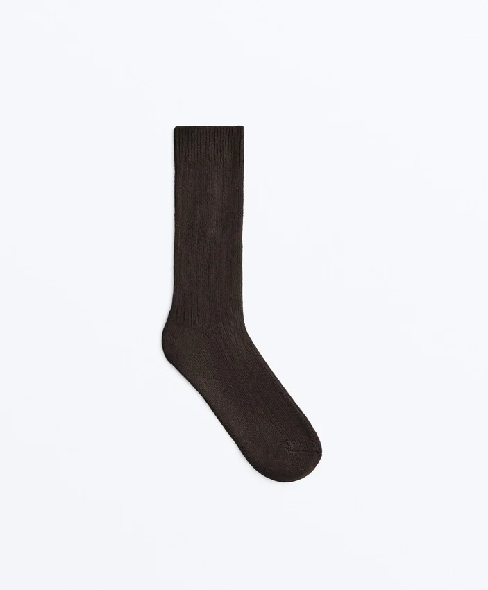 Calze classiche in misto modal con il 13% di cashmere Calze classiche in misto modal con il 13% di cashmere
