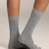 Calze classiche in misto modal con il 13% di cashmere Calze classiche in misto modal con il 13% di cashmere