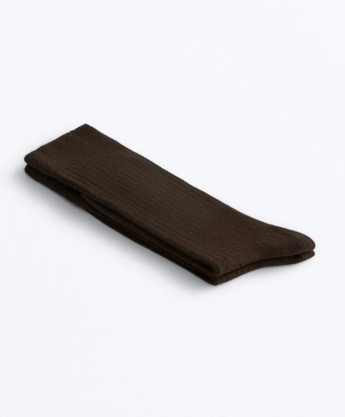 Calze classiche in misto modal con il 13% di cashmere Calze classiche in misto modal con il 13% di cashmere