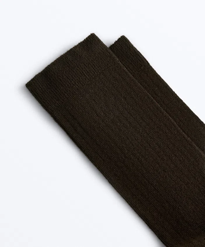 Calze classiche in misto modal con il 13% di cashmere Calze classiche in misto modal con il 13% di cashmere