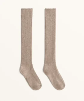 Calze lunghe 18% cashmere 13% lana