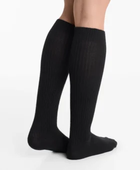 Calze lunghe 18% cashmere 13% lana