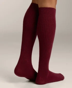 Calze lunghe 18% cashmere 13% lana